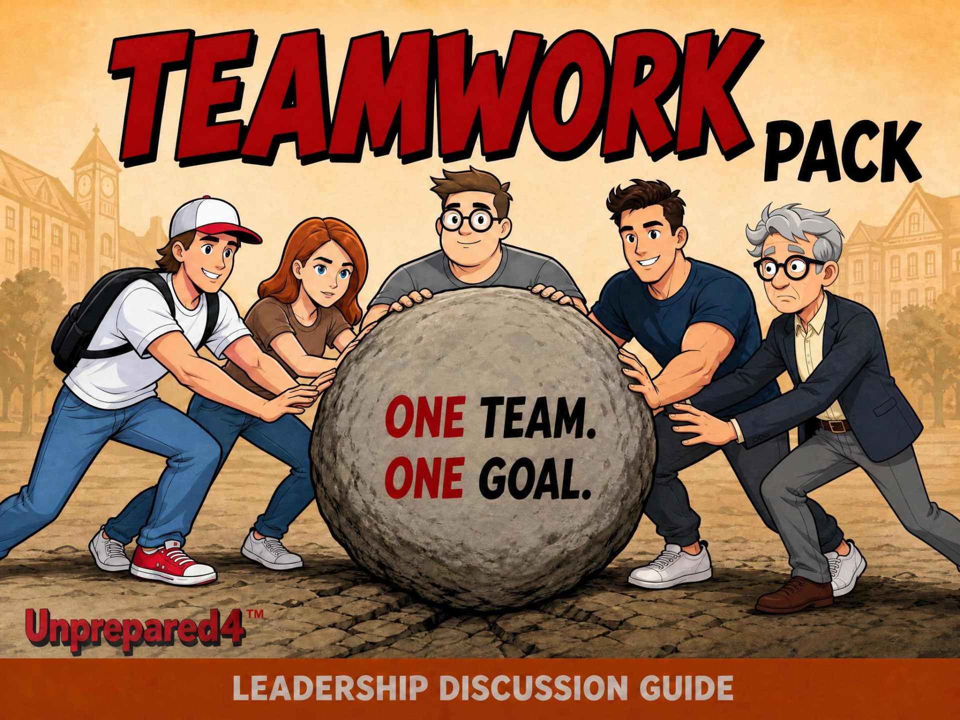 Teamwork Pack — official Unprepared4™ cover artwork